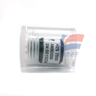 H2S 2000 Gasempfindlichkeitssensor für 0-2000 Ppm Messbereich 60 25 NA/ppm 10 Ohm Lastwiderstand