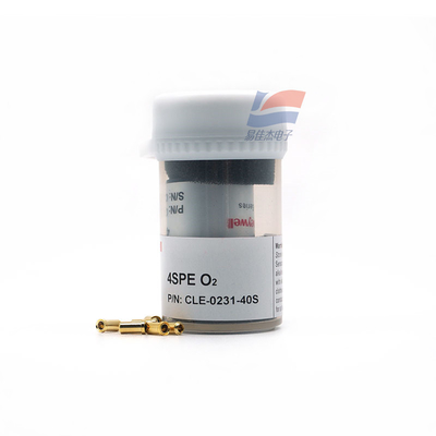 YJJ 4SPE O2 CLE-0231-40S Elektrochemische Überwachung der Sauerstoffkonzentration Gassensor Maximale O2-Last bei hohen O2-Spiegeln