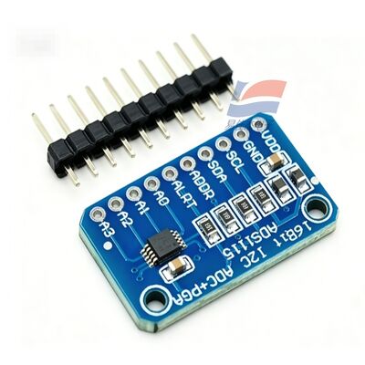 YJJ ADS1115 16-Bit Hochpräzises Analog-Digital-Wandler-ADC-Entwicklungsboard-Modul 4 Kanäle