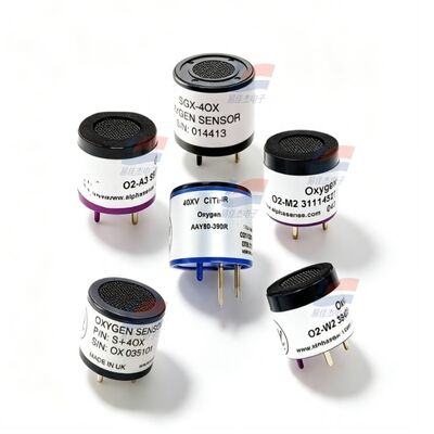 YJJ O2-W2 Elektrochemischer Sauerstoffsensor 0-30% Vol für tragbares Gasdetektormodul für eingeschlossene Räume